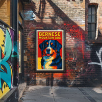 Bernese Mountain Dog Poster
