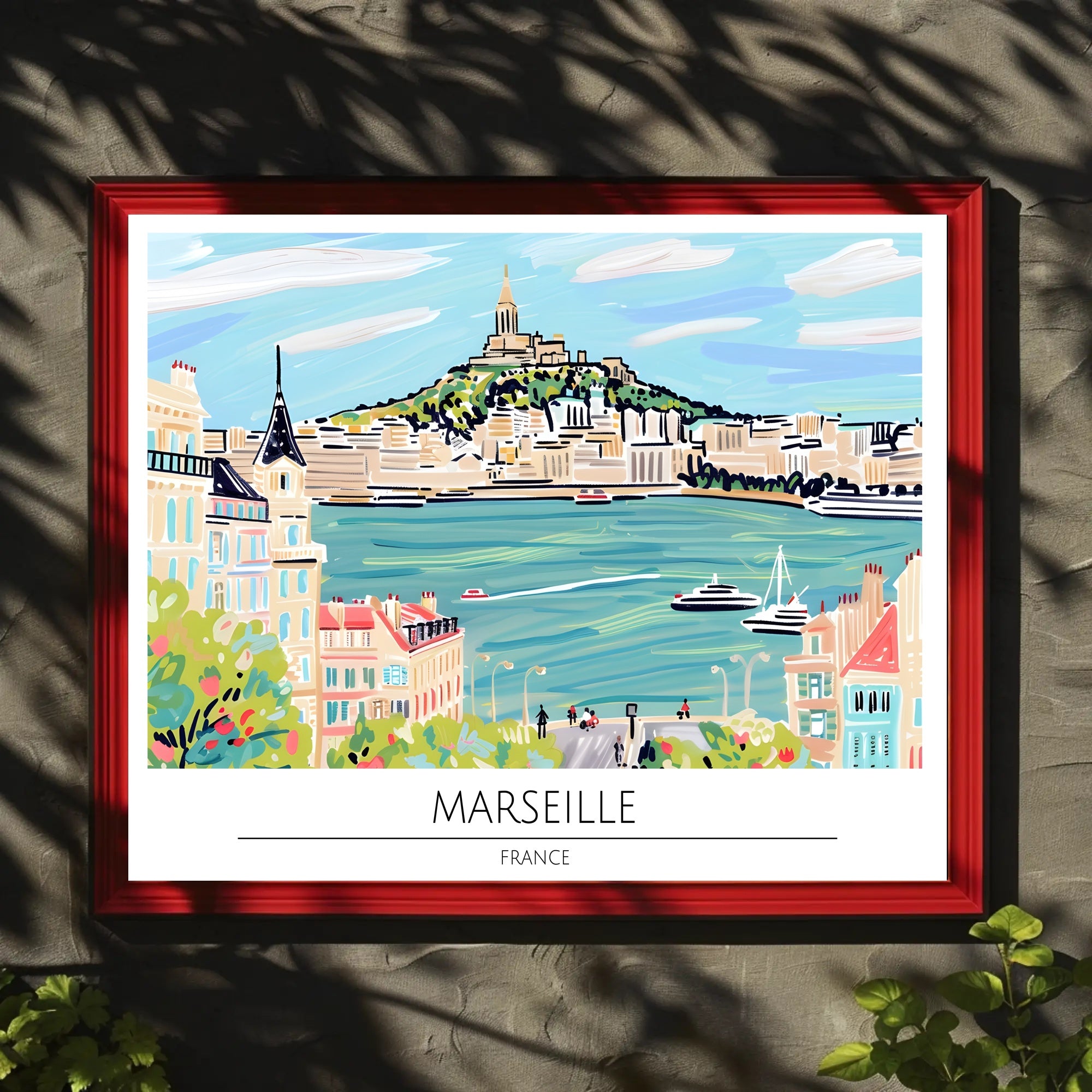 Scenic View of Marseille Poster PosterGoat