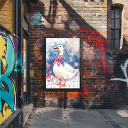 patriotic goose Poster
