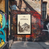 Antigua A Timeless Cityscape Poster