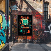 Retro Tech Fusion Poster