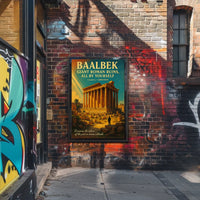 Discover Baalbek Giant Roman Ruins Poster
