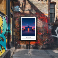 Brandenburg Gate Twilight Serenity Travel Poster