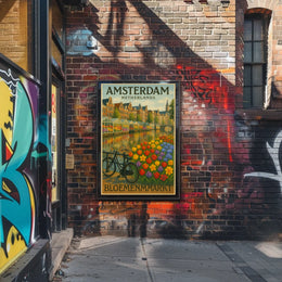Amsterdam Bloemenmarkt Poster
