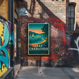 Lake Charlevoix Serenity Travel Poster