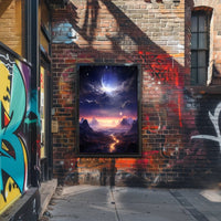 Celestial Landscape Poster