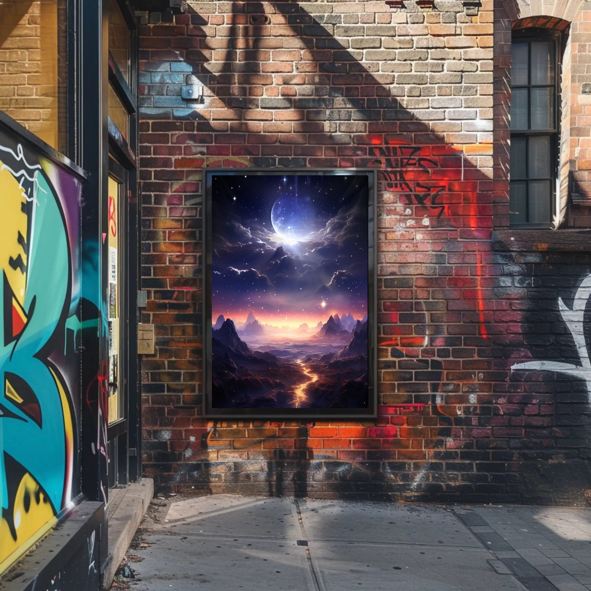 Celestial Landscape Poster