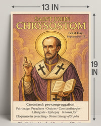 Saint John Chrysostom Poster PosterGoat