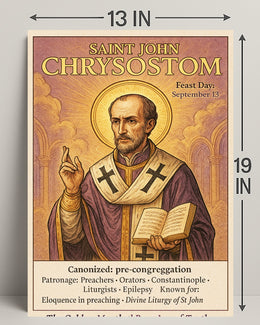 Saint John Chrysostom Poster PosterGoat