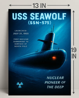 USS Seawolf Nuclear Pioneer Poster PosterGoat