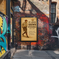 St. Louis Brown Stockings 1875-1877 Poster