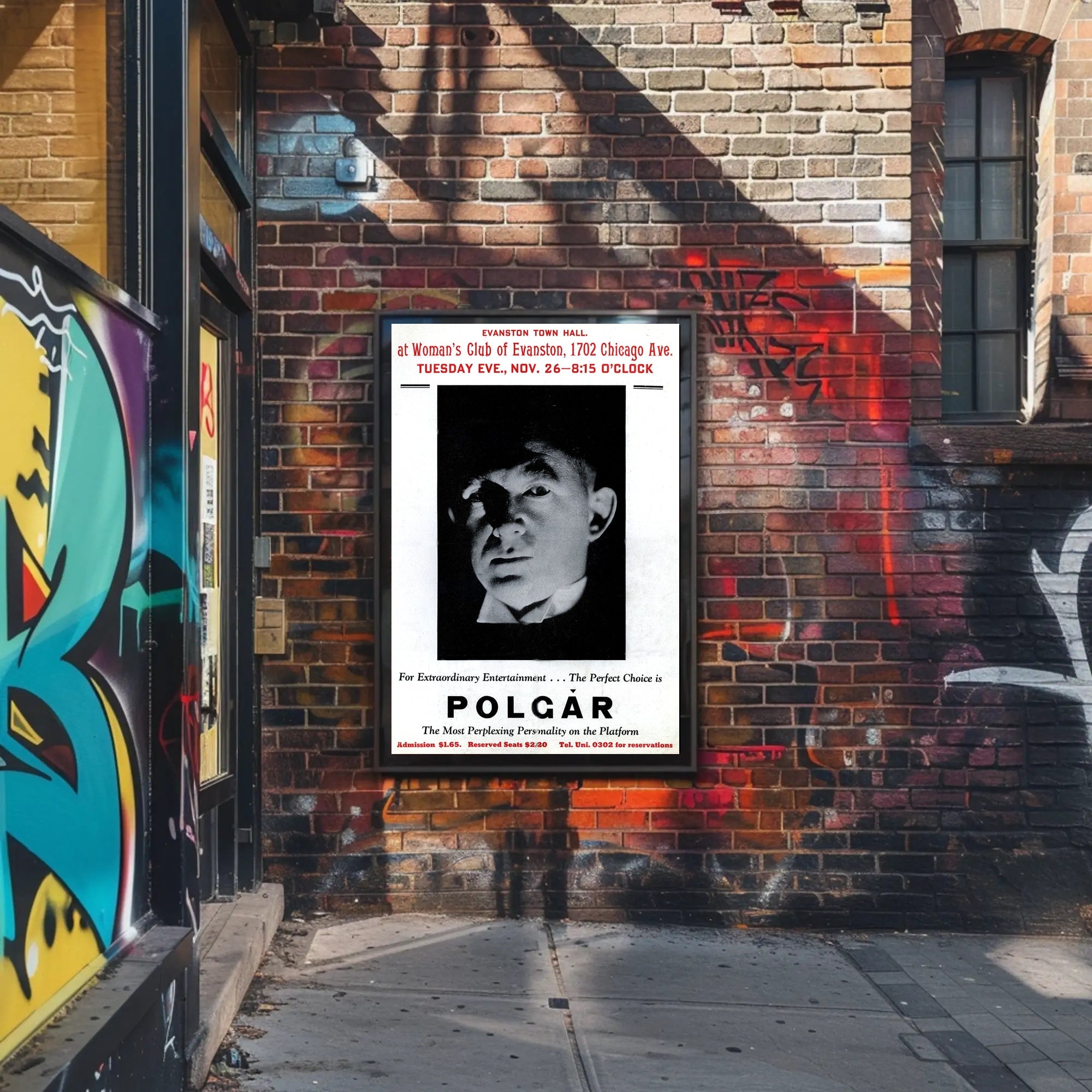 Polgar Mystique Performance Poster Historical or Presidential Poster