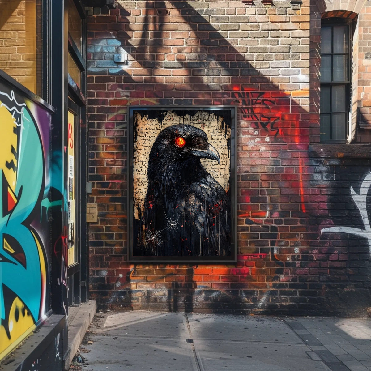 Mystical Raven Artwork for Animal Poster