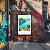 Apulia Lakes, Italy Poster