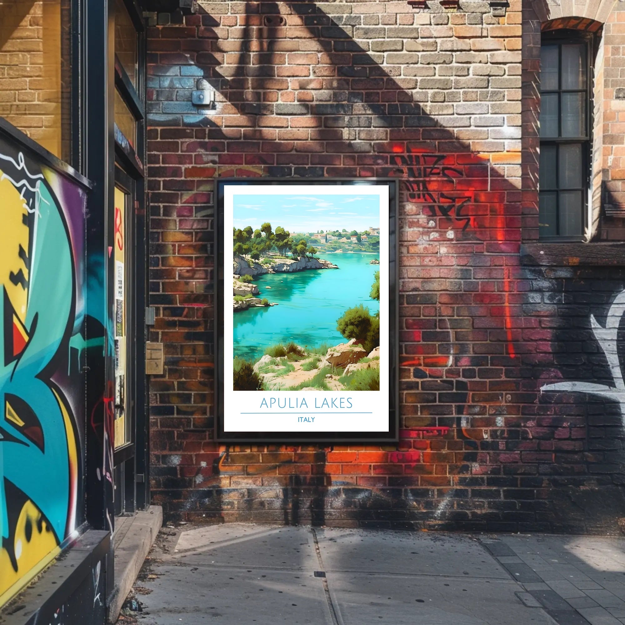 Apulia Lakes, Italy Poster