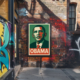 Obama Inspiring Pop Art Poster