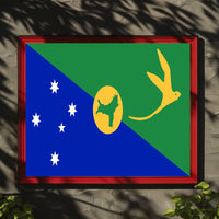 Christmas Island Flag Poster