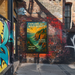 Explore the Wild Beauty of Acadia Poster PosterGoat