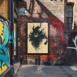 Shadowy Entity in Motion Poster PosterGoat