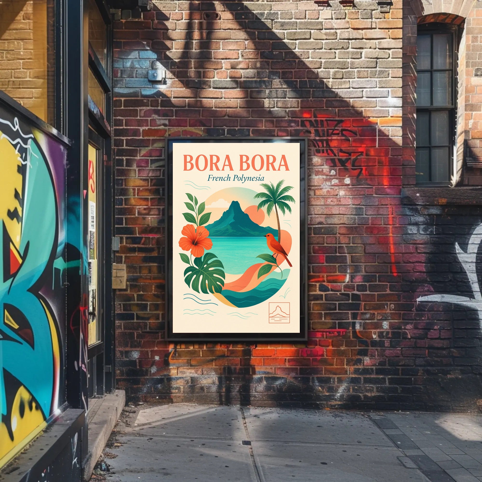 Bora Bora French Polynesia Poster PosterGoat