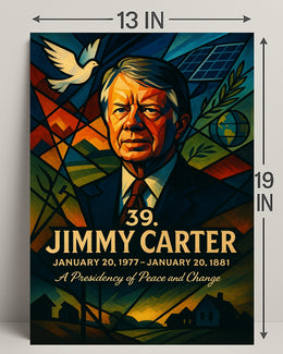 Jimmy Carter United States Leader Fine Art Print PosterGoat