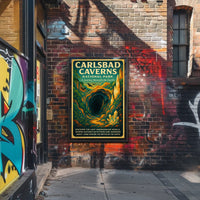 Carlsbad Caverns National Park Caves Exploration Adventure Poster