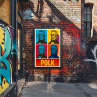 Warhol-Inspired Historical Portrait Pop Art Poster