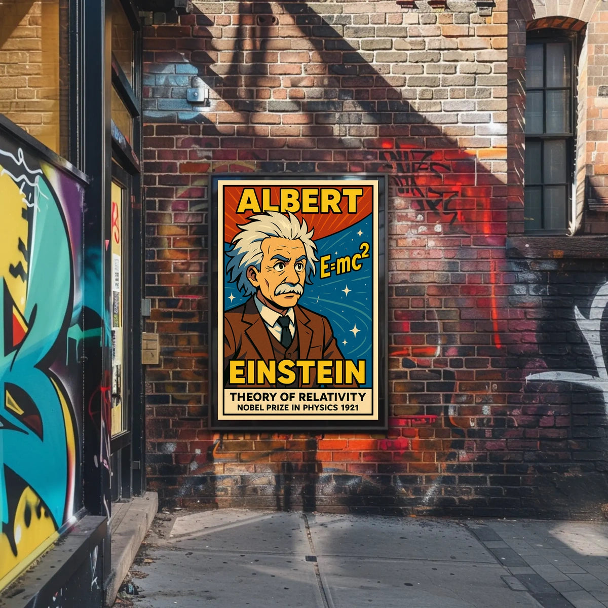 Albert Einstein Theory Of Relativity Poster