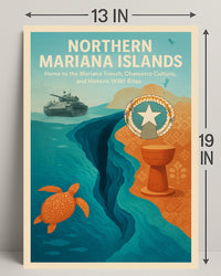 Northern Mariana Islands Cultural and Heritage Poster