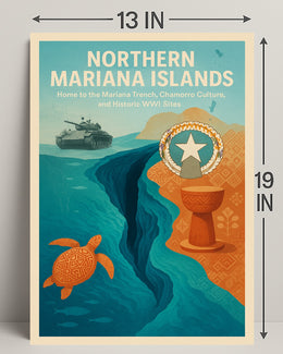 Northern Mariana Islands Cultural and Heritage Poster