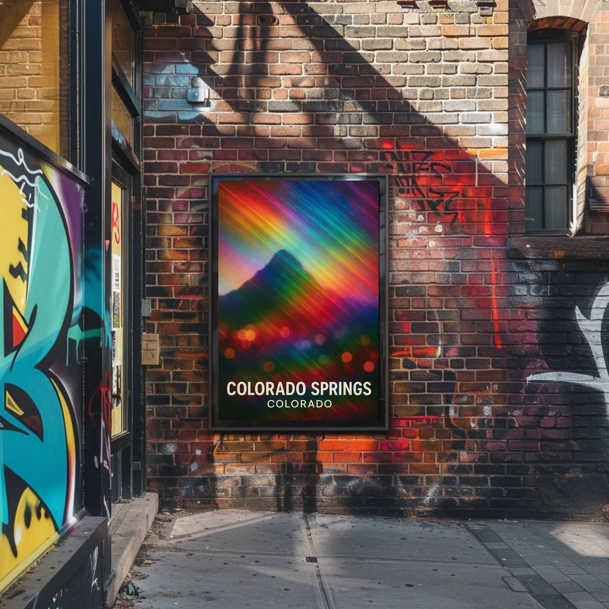 Colorado Springs Vivid Landscape Poster