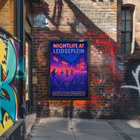 Nightlife At Leidseplein Poster