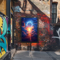 Surreal Time Travel Adventure in Futuristic Sci-Fi Poster PosterGoat