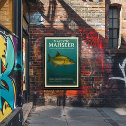 Majestic Mahseer Poster PosterGoat