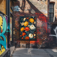 Vibrant Floral Symphony Wall Art Print