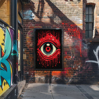 Bold Surreal Eye Pop Art Print - Artistic Poster