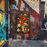 Vibrant Floral Symphony Wall Art Print