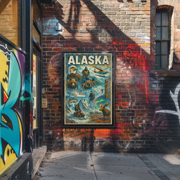 Discover Alaska Poster