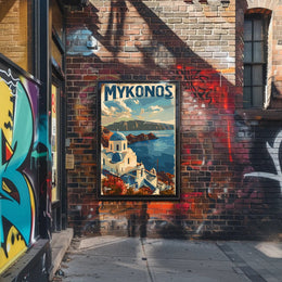 Scenic Mykonos Poster