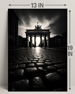 Sunrise At The Brandenburg Gate Poster