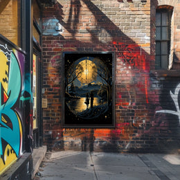 Romantic Cosmic Illusionary Fantasy Art Poster