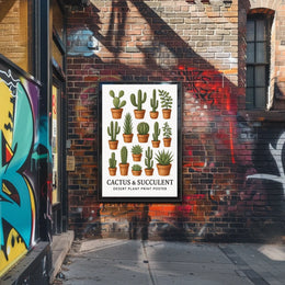 Cactus & Succulent Collection Poster
