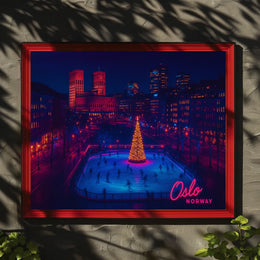 Winter Wonderland in Oslo Poster