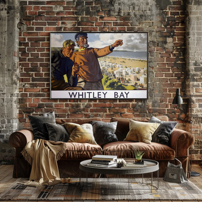 Whitley Bay Seaside Poster