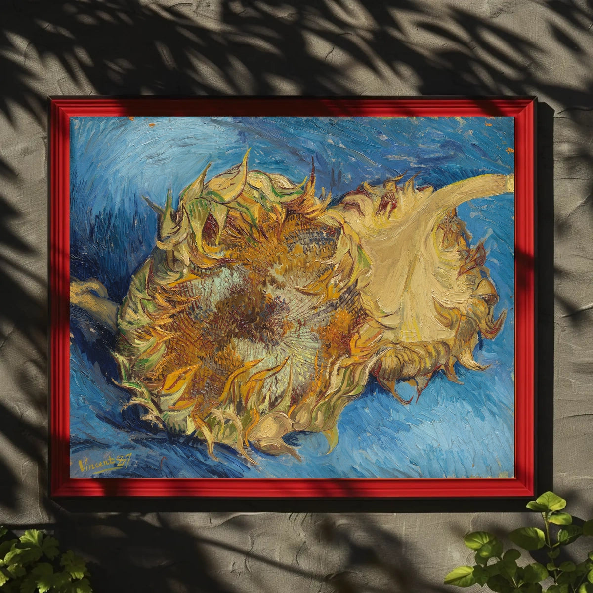 Sunflowers in Vibrant Brushstrokes Artistic Poster
