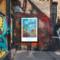 Las Vegas Street View Poster