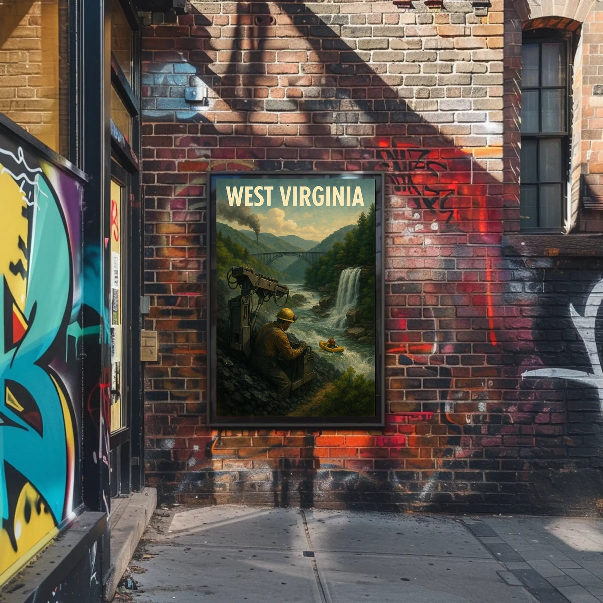 West Virginia Landscape Poster