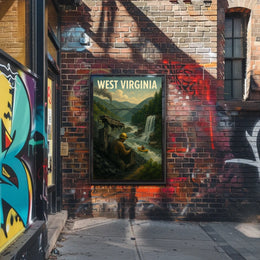 West Virginia Landscape Poster