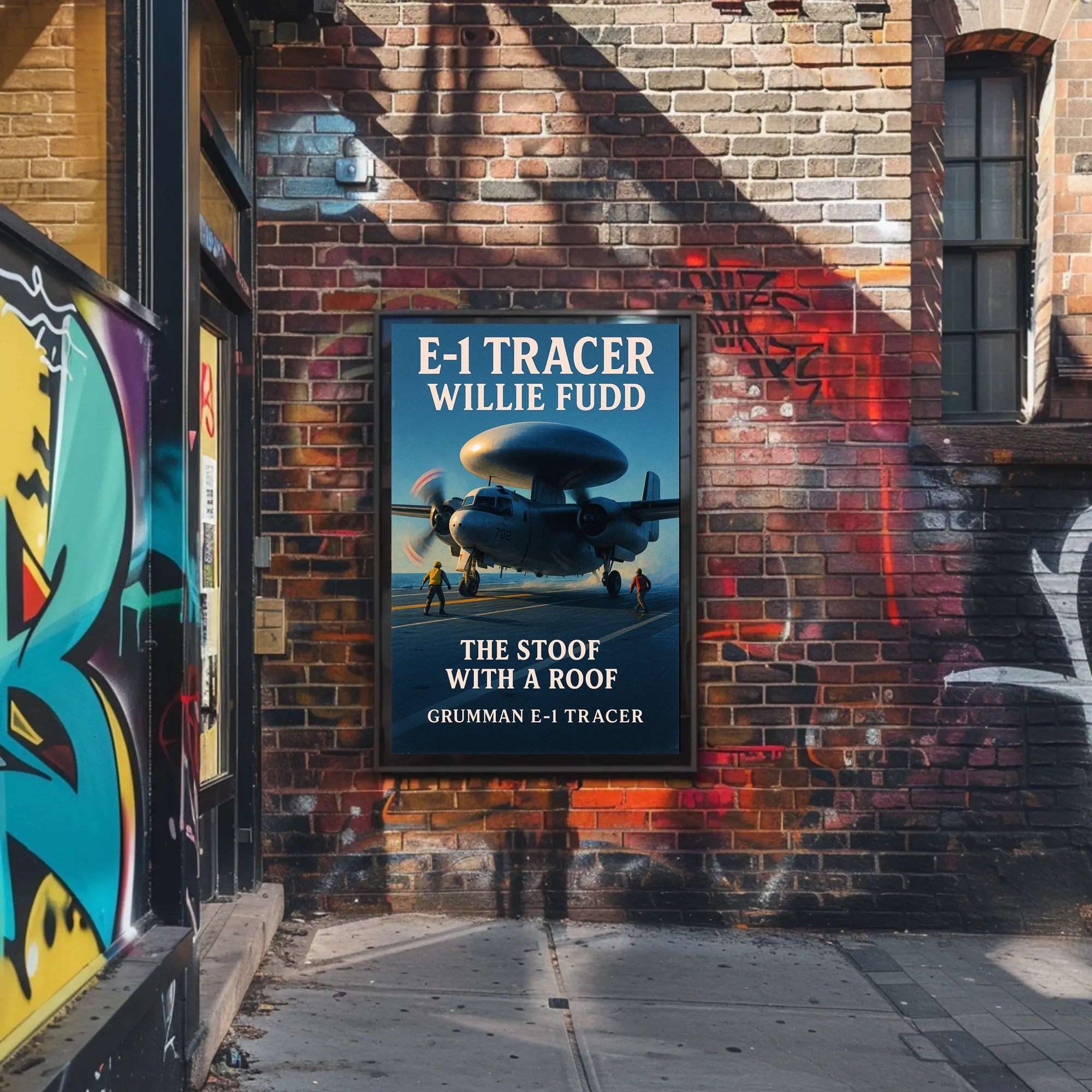 E-1 Tracer The Stoof with a Roof Poster PosterGoat