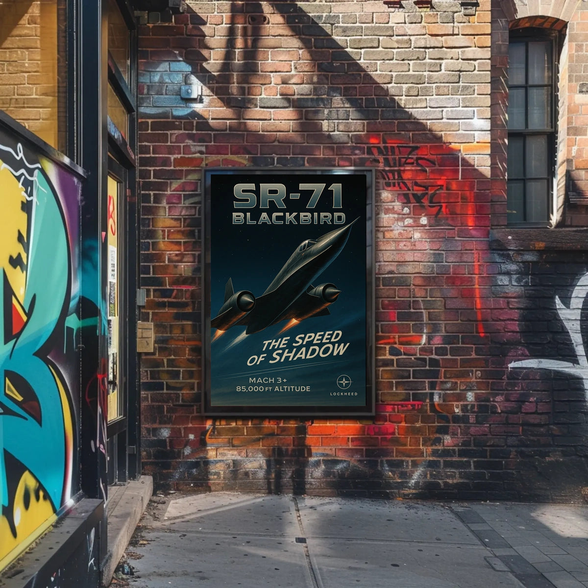 SR-71 Blackbird The Speed of Shadow Poster